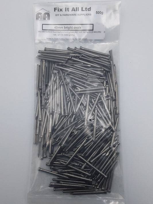 40mm Oval nails 500g