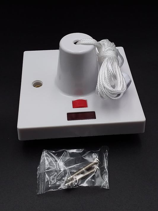 50Amp Shower pull switch white
