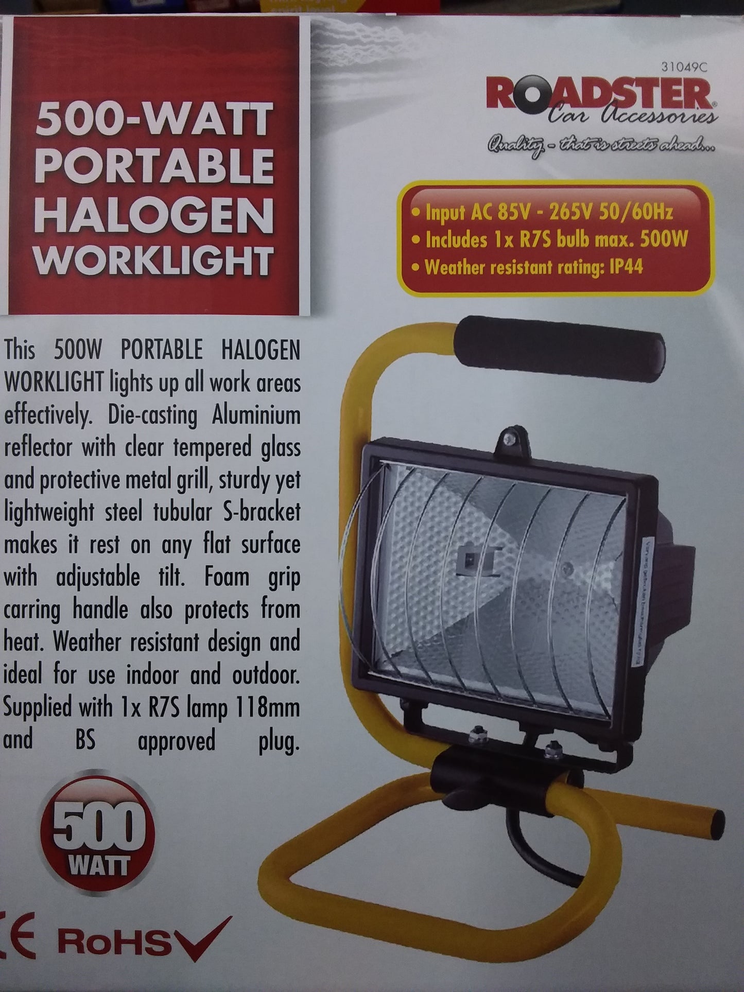 500W Portable stand light