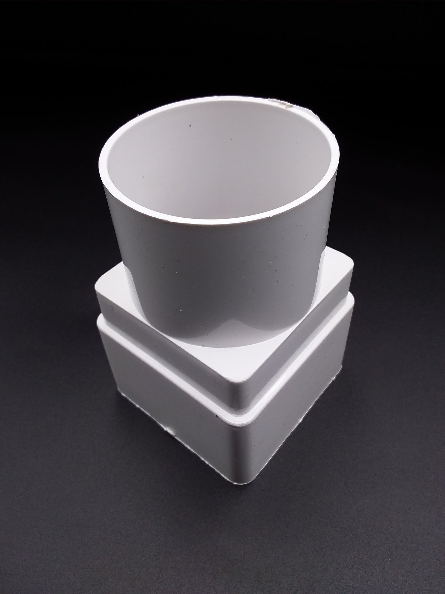 65mm Square to round adaptor