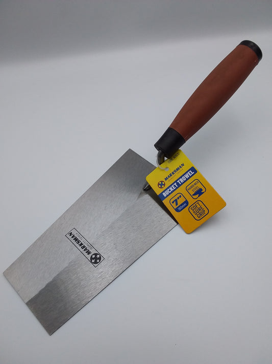 7" Bucket trowel with soft handle
