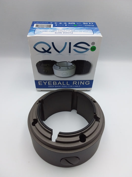 Dome camera deep base ring grey