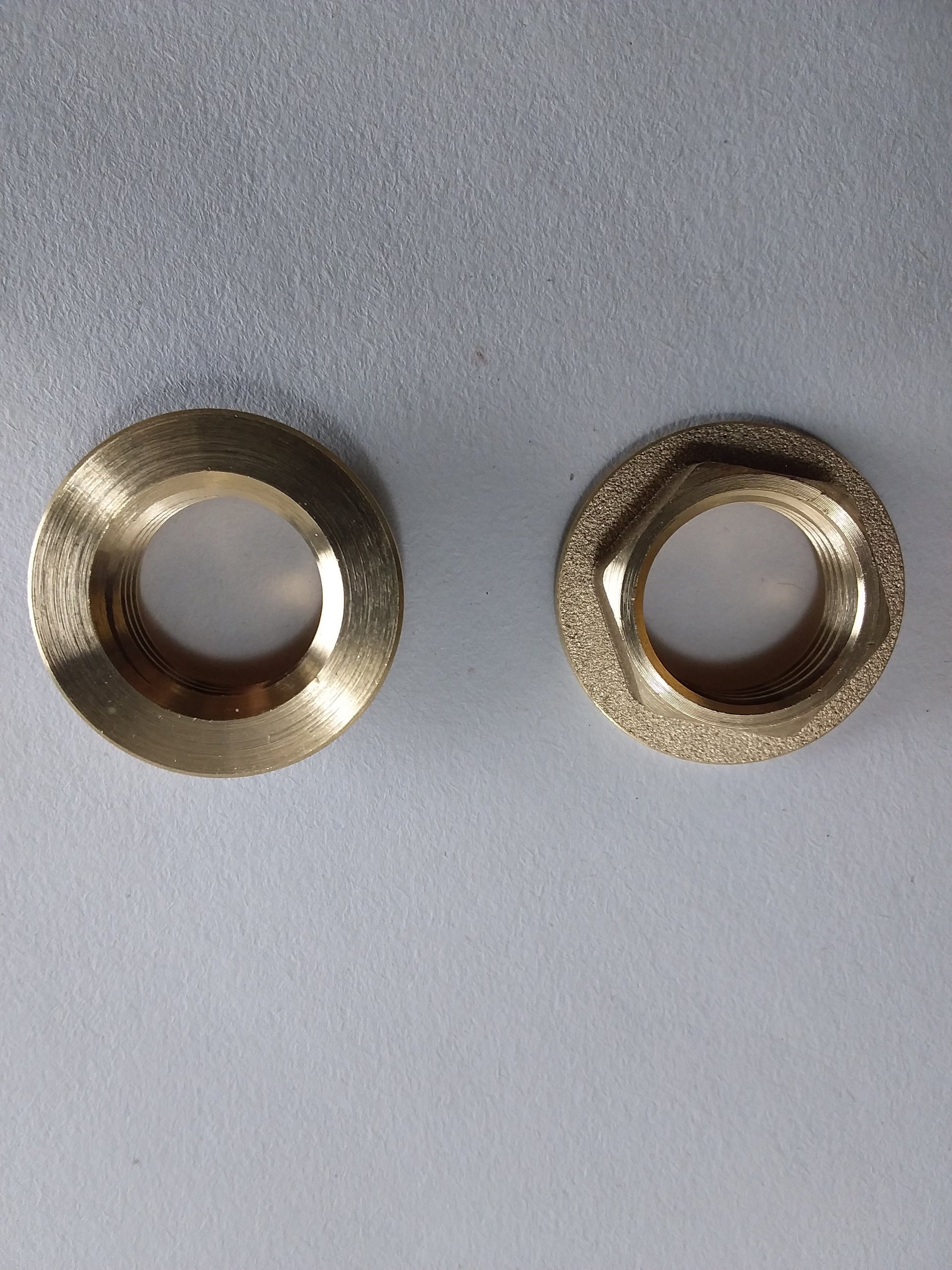 3/4" Brass ta back nut