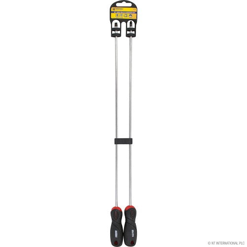 18" long x Pz2 & 6mm flat screwdriver set