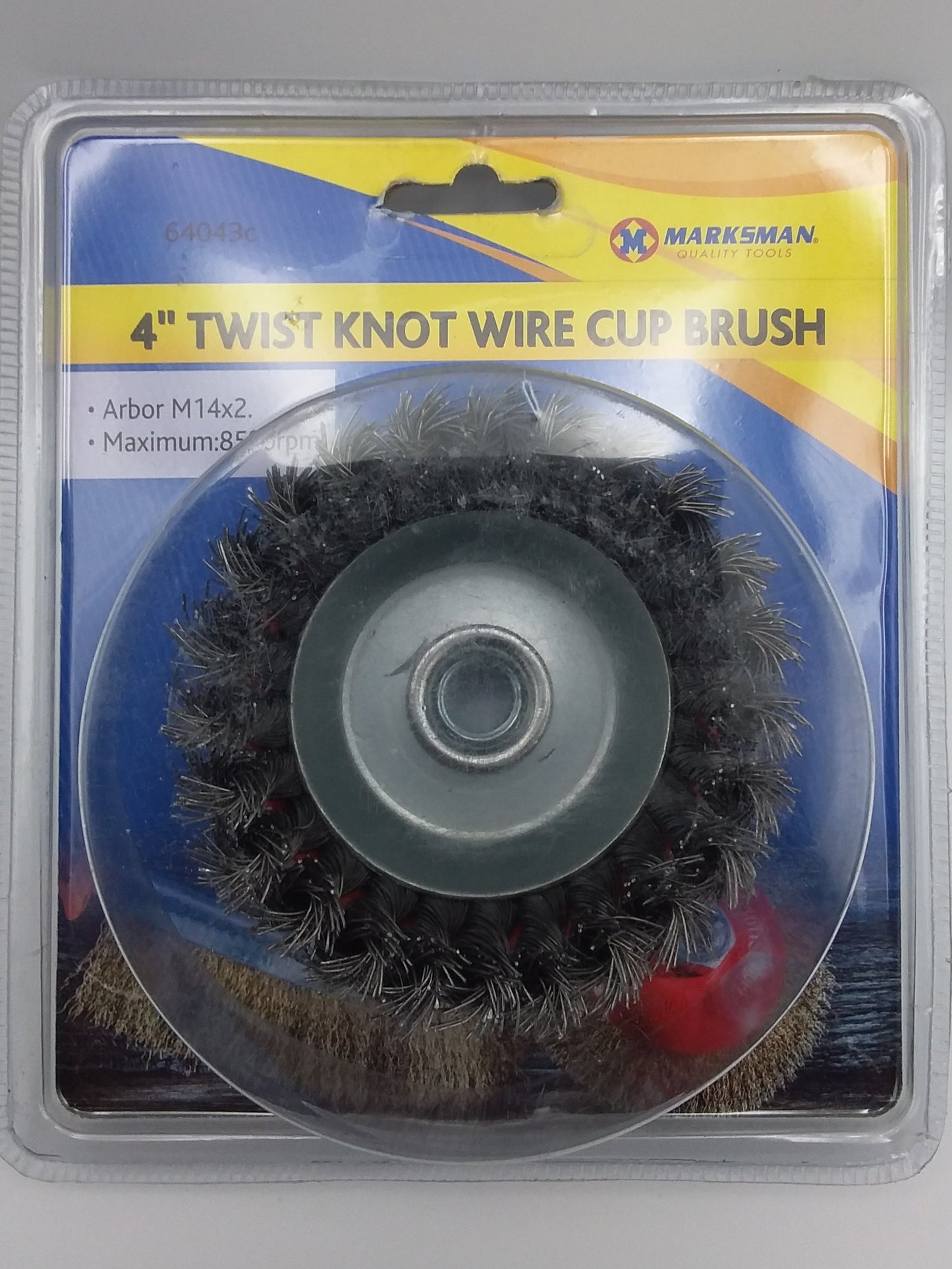 4" Knotted cup brush
