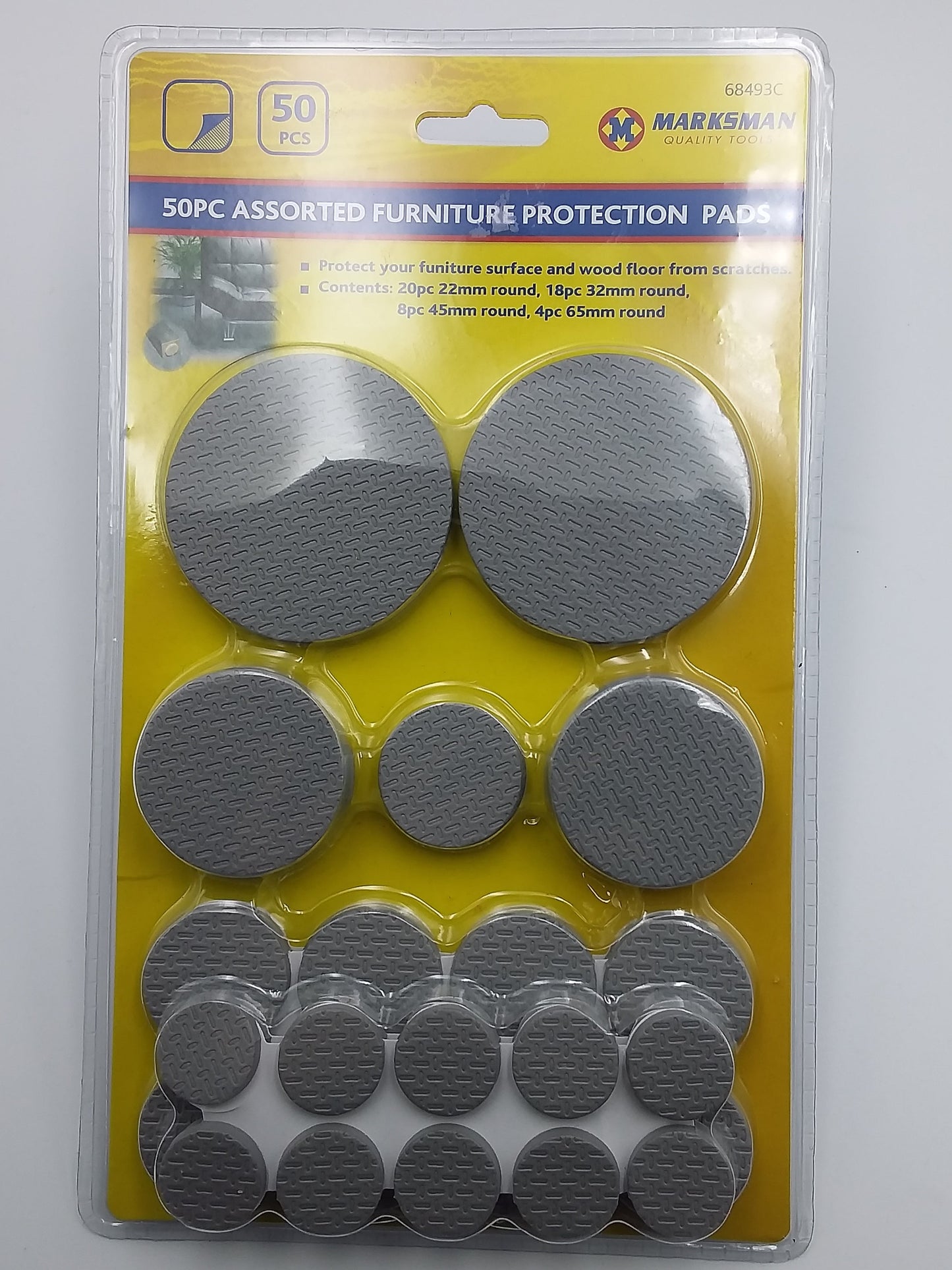 50Pc Assorted furniture pads