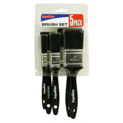 5Pc Paint brush set 0.5",1", 1.5",2",2.5"