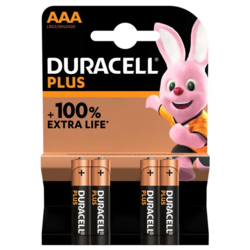 AAA Duracell batteries pk4