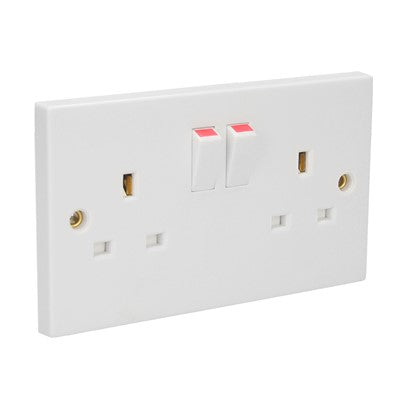 2G Switch socket white