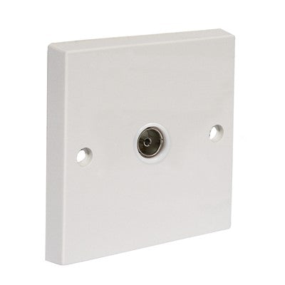 TV socket white