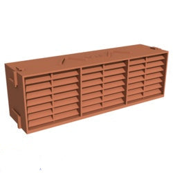 9" x 3" Airbrick terracotta