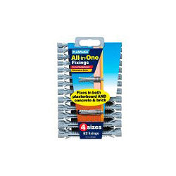 All in one wall plugs Pk 52