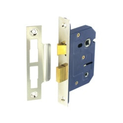 Bathroom lock silver 63mm