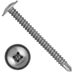 Bay pole screw 40mm Pk10