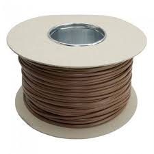 Brown cable sleeving pr/1mt