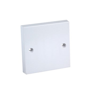 1G blank plate white