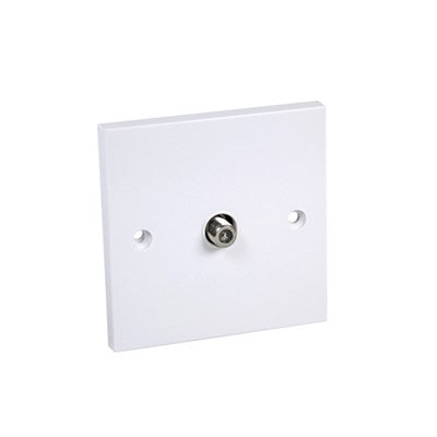 Sat socket white
