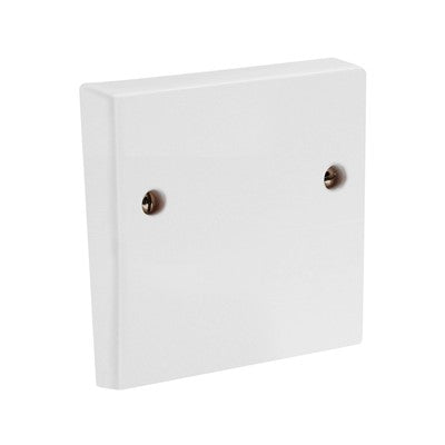 Cooker outlet plate 45Amp white