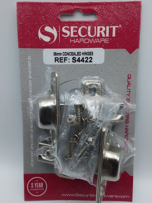 35mm Cabinet hinges pk2