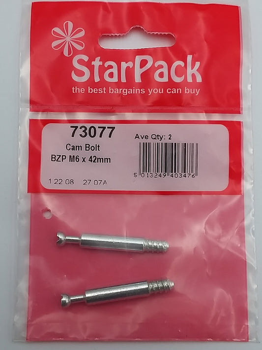 Cam fixing bolt M6 x 42mm Qty2