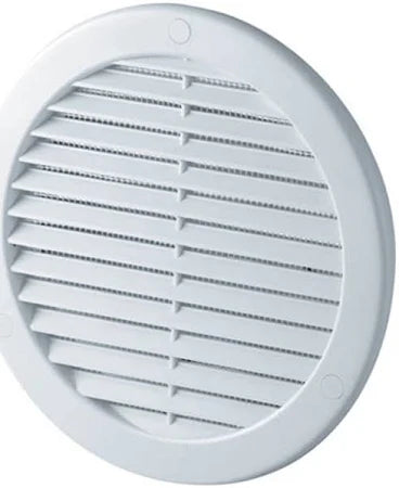 70mm Circular soffit vent white