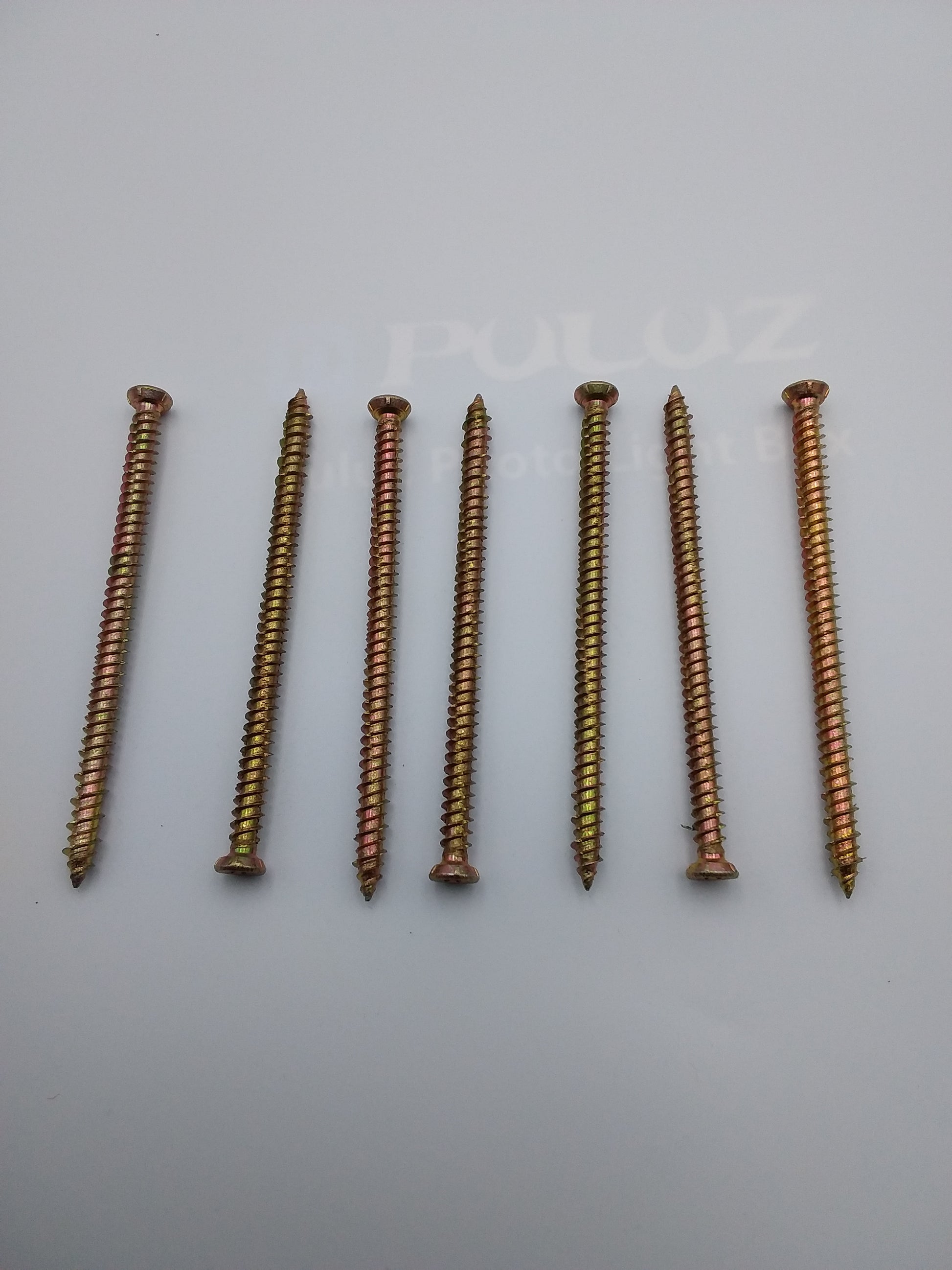 Concrete screws with TX30 torx head.