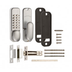Digital  mortice lock silver