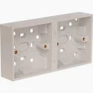 Dual pattress box 32mm