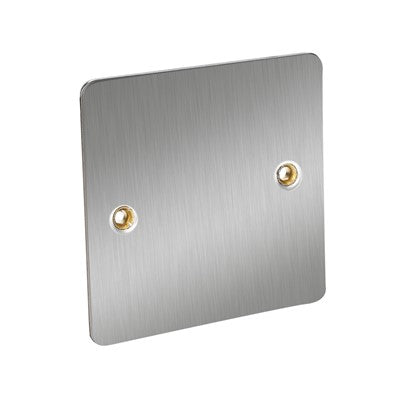 1Gang blank plate flat s/c