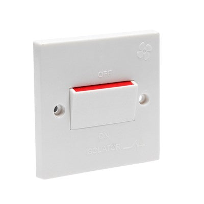 Fan isolator switch white