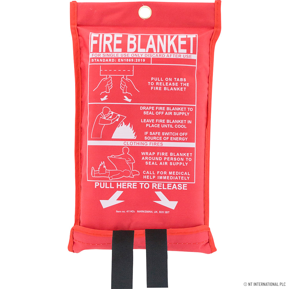 Fire blanket in PVC bag