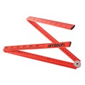 Folding plastic ruller 1m/3ft