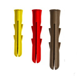G/p Wall plugs Size 5+6+7mm qty120