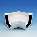 H/square 135deg angle white