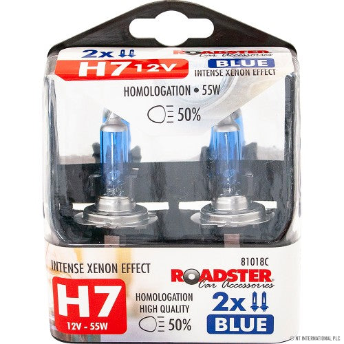 H7 bulbs blue Pk2