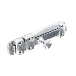 Heavy duty door bolt 100mm chrome