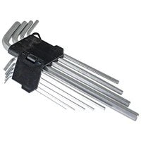 9Pc Hex key set extra long