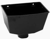 Hopper round black