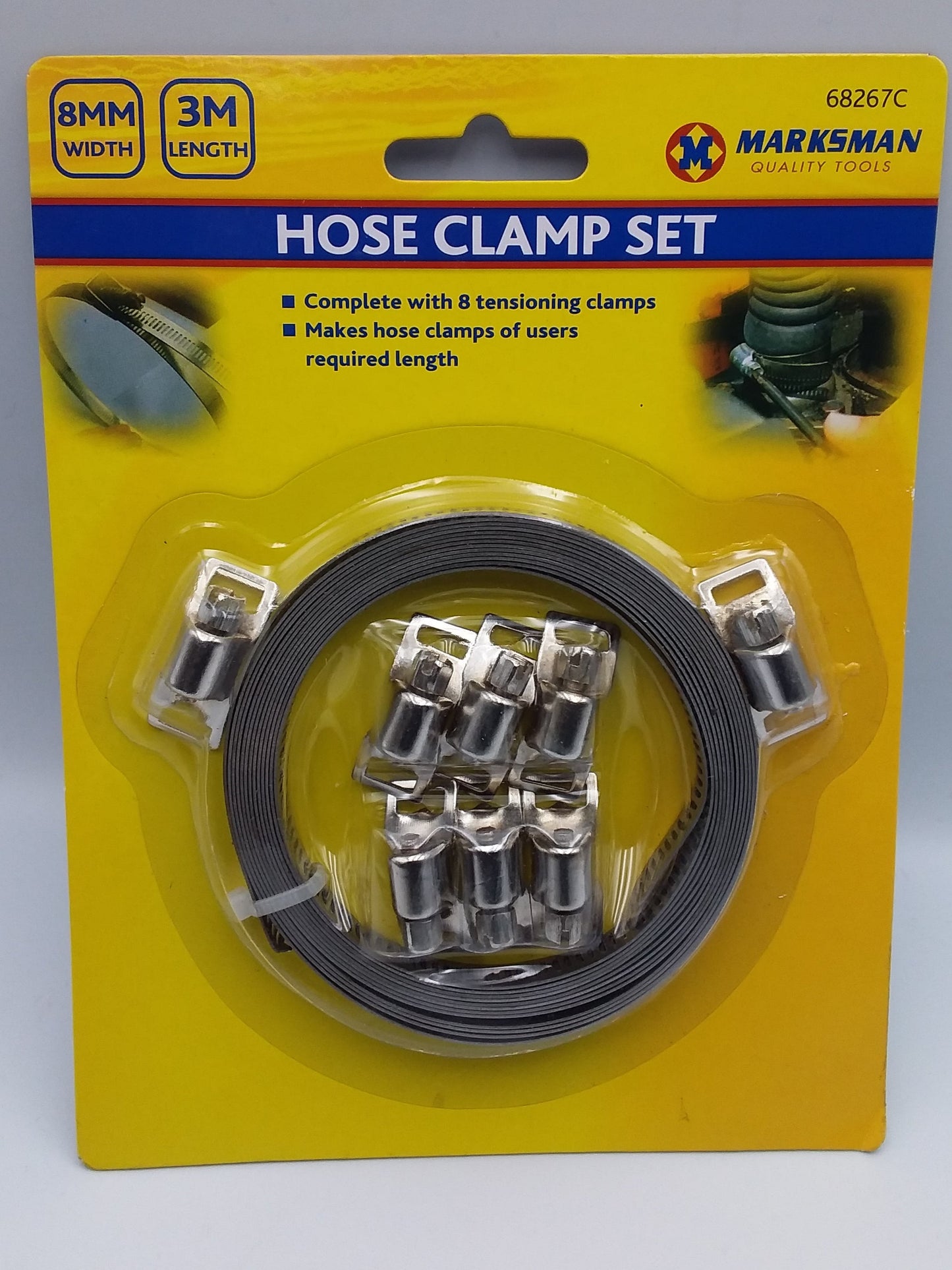 9Pc Hose clip kit 3meter lenth