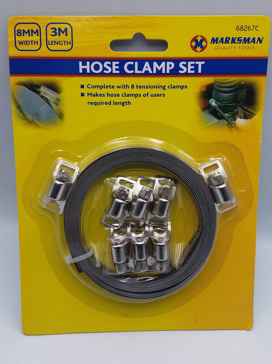 9Pc Hose clip kit 3meter lenth