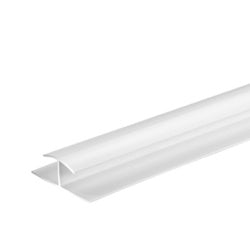 H trim p/1m white 9mm