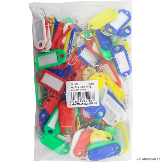 Key tags assorted qty100