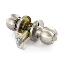 Privacy knob set silver