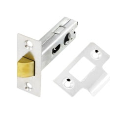 63mm Mortice latch bolt silver