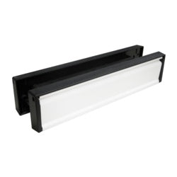 PVC letter plate white 40/80/300mm