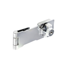 Locking hasp chrome 75mm