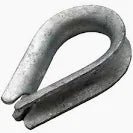 M6 Wire rope thimble single