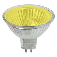 MR16/20W Halogen bulb yellow non return