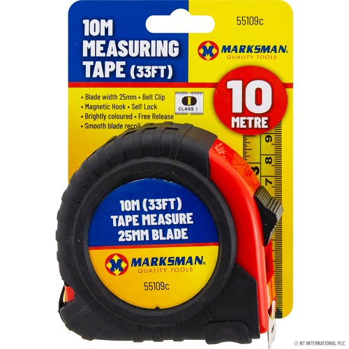 Measuring tape 25mm x 10mt