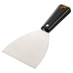 6" Metal scraper with soft grip handle
